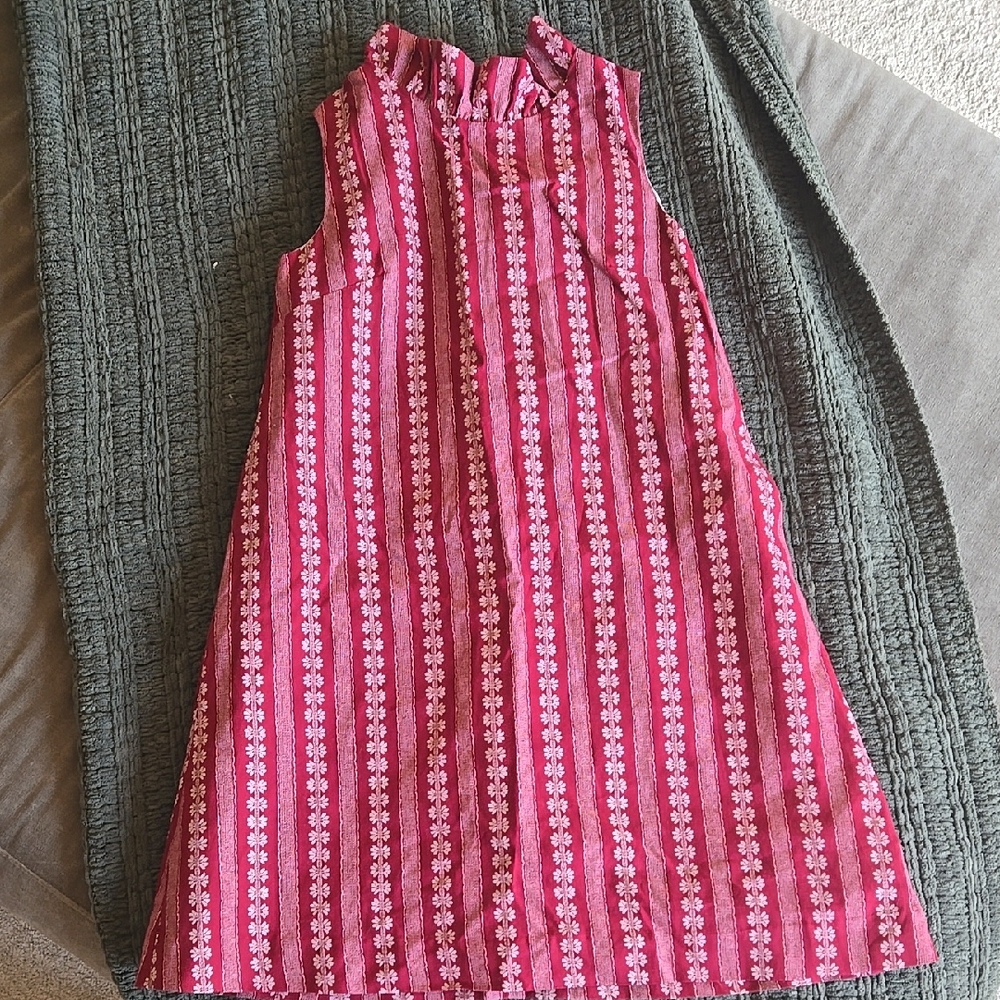 Gabby Red and White Floral Dress